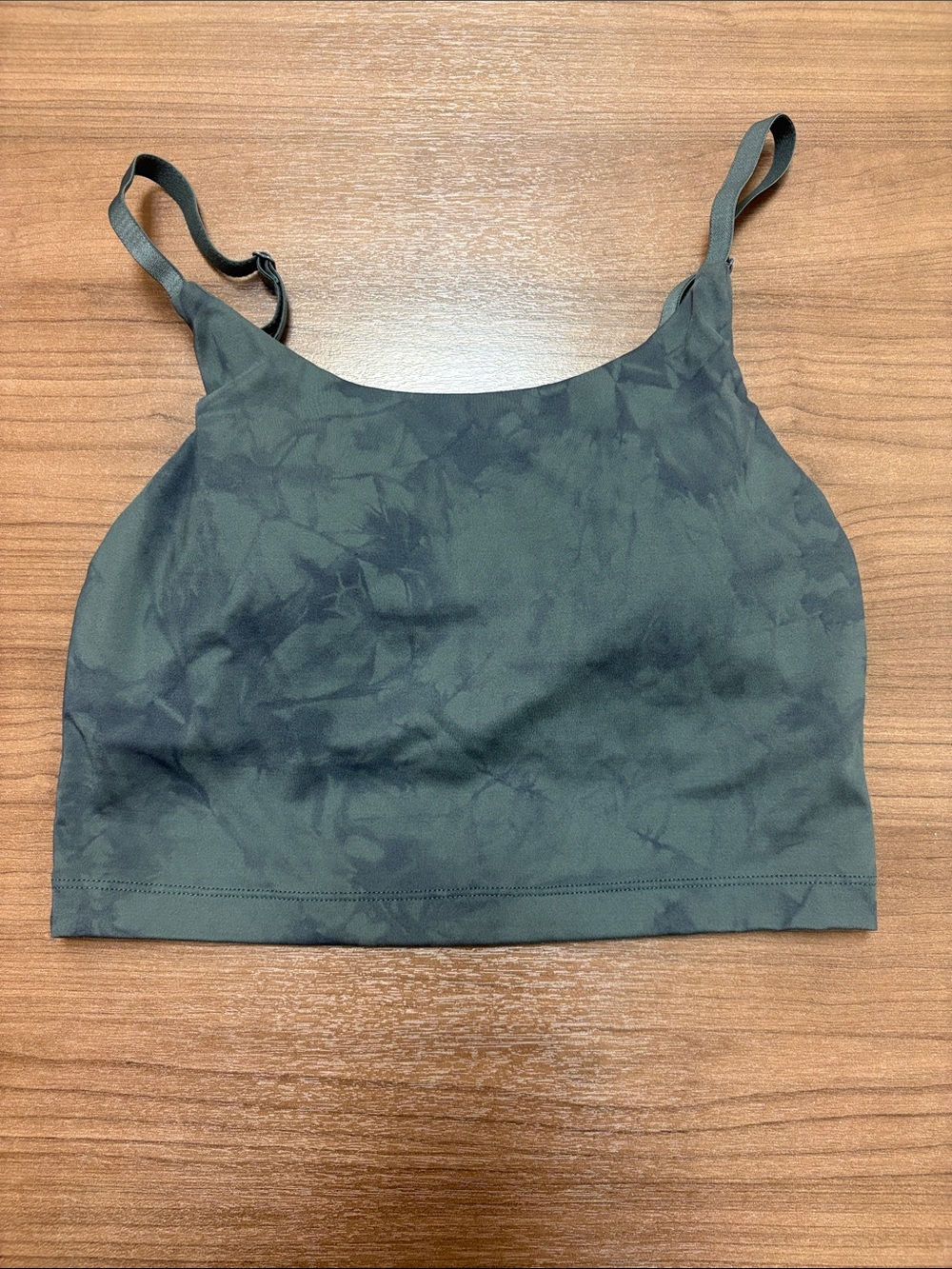 Alphalete Olive Tie-Dye Seamless Sports Bralette
